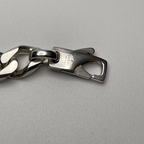 GUCCI Infinity Knot Chain Bracelet Sterling Silver 925 - Preowned - Picture 6 of 11